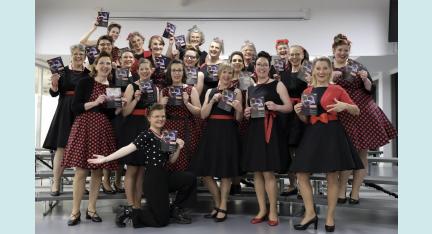 Die Ladies kurz vor dem Auftritt bei den deutschen Meisterschaften in Dortmund 