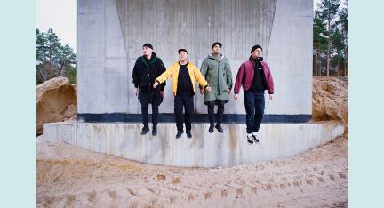 Die vier Musiker von The Razzzones - Marvin Pöttgen, Philippe Zeidler, Kays Elbeyli, Johannes Welz