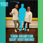 Digitaler Werbeflyer für die Tenorsuche der elbtonics
