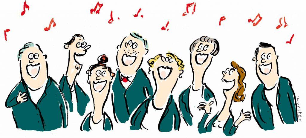 von unser lieben Mitsängerin Miriam