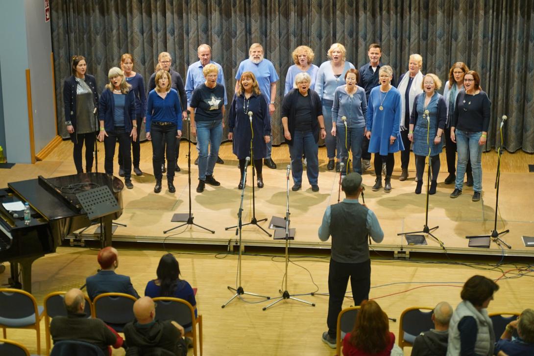 Soundwerk beim Auftritt in Leverkusen am 27.11.2022