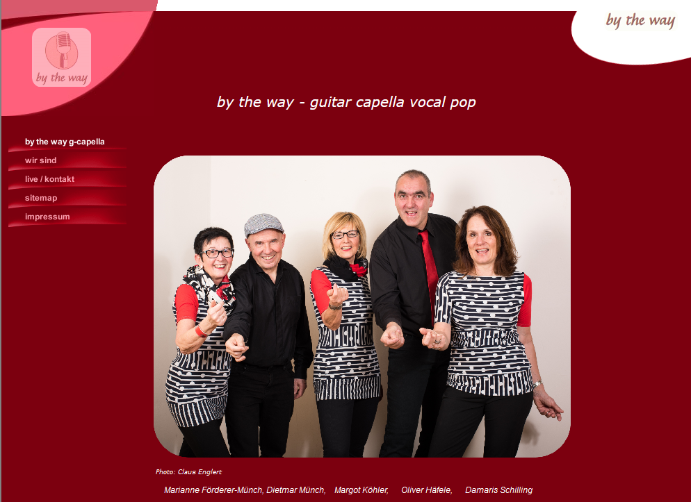 by the way - guitar capella vocal pop