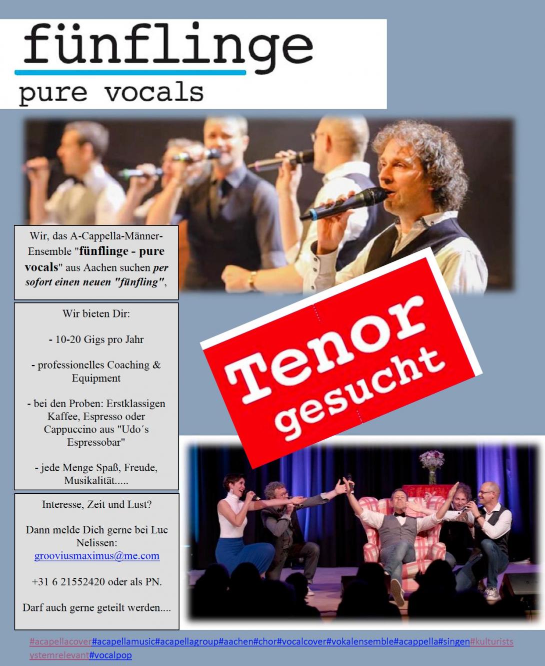 Tenor gesucht